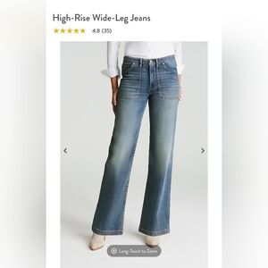 J. Jill Classic Blue Women's Wide Leg  Jeans